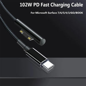 Câble de charge rapide 65W USB Type C PD pour Microsoft <span class=keywords><strong>Surface</strong></span> <span class=keywords><strong>Pro</strong></span> 7/6/5/4/3 Book/Book 2 - Product Image 3