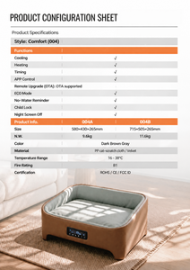 USMILEPET OEM ODM Sofá para Mascotas con Calefacción y Refrigeración, Circulación de Agua, Control Inteligente de Temperatura, Cama para Perros y Gatos - Product Image 3