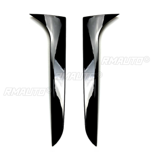 สปอยเลอร์ข้างกระจกหลังรถยนต์ 2 ชิ้น ปีกสปอยเลอร์ Canard Splitter สำหรับ Audi A4 B8 Allroad Avant 2009-2016 - Product Image 2