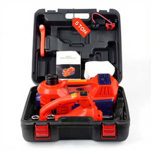 5T DC12V 150W Electric Hydraulic Steel <strong>Car</strong> <strong>Jack</strong> and Tire Pump LED Light Emergency <strong>Car</strong> Tire <strong>Replacement</strong> Kit - Product Image 2