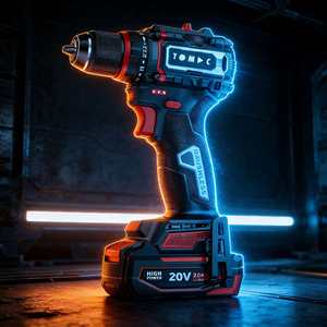 TOMAC 20V Borstelloze Boormachine, 90N.m Hoog Koppel Anti-Twist Veiligheid Accu-gereedschap met 13mm Chuck voor Industrieel gebruik, CE-gecertificeerd - Product Image 5