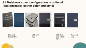 Cuaderno Digital con IA, Grabadora de Voz, Resumen de Reuniones, Control por Aplicación, Compatible con DeepSeek ChatGPT, con Memoria USB de 16 GB - Product Image 6