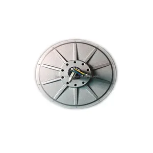 Generador magnético de flujo axial para turbina de viento vertical, disco sin núcleo, 2kW, 250RPM, micro hydro, baja rpm