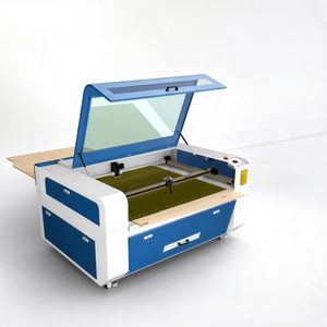 Máquina de Corte y Grabado Láser CO2 de 100W para Madera, Papel y Acrílico - Área de Trabajo de 120x90mm, Sistema CNC de Alta Precisión con Enfriamiento por Agua - Product Image 1