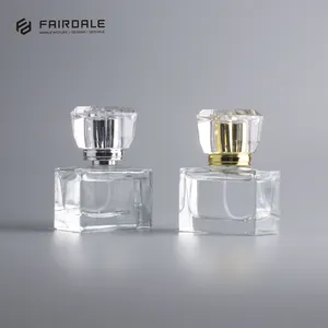 Grosir Botol Parfum Silinder Kaca Kosong 30Ml Tutup Akrilik dengan Pompa