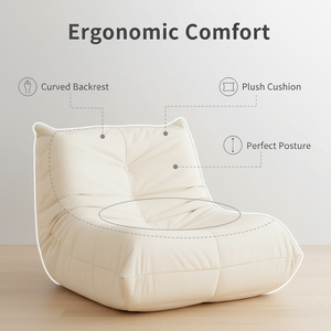 Luxury Accent <b>Chair</b> Button-Tufted Detail <b>White</b> Corduroy Comfy <b>Chair</b> Living Room Furniture 1pc - Product Image 1