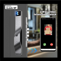 Cerradura de Seguridad para Puerta de Vidrio TIMY A8 con Huella Dactilar, Reconocimiento Facial, Tarjeta RFID, Control por Aplicación, Cámara Integrada, Aplicación Tuya