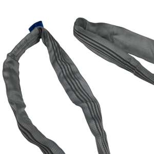 4トン黄色ポリエステルラウンドスリングウェビングフラットエンドレスパターンリフティングサプライヤー - Product Image 1