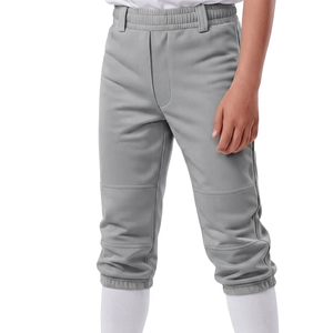 Casual Pants Soft Cotton Blend <b>Elastic</b> <b>Waist</b> Comfortable <b>Trousers</b> Straight Breathable Lightweight for <b>School</b> Travel Daily Wear - Product Image 1