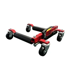 Machine Universal Wheel 12 Inches Mechanical Car Wheel Moving Dolly Vehicle Positioning Jack 4 Wheels Dolly