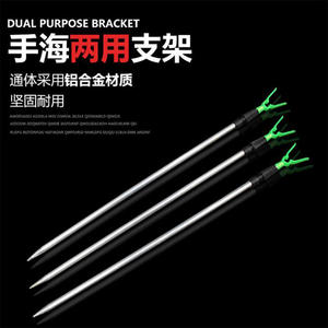 Support de canne à pêche simple en alliage d'aluminium de type Y pour cannes de surf, support métallique pour équipement de pêche en plein air - Product Image 3