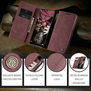 CaseMe กระเป๋าสตางค์สำหรับ VIVO <span class=keywords><strong>T1</strong></span> Y75 Y55 5G บัตรเครดิต Magnetic Flip ฝาครอบหนังสำหรับ VIVO <span class=keywords><strong>T1</strong></span> 5G/Y75 5G /Y5 - Product Image 6