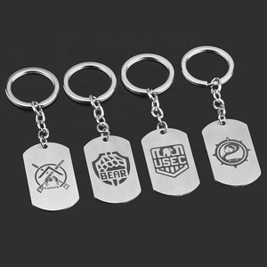 Ziming New Escape From Tarkov USEC Porte-clés en acier inoxydable BEAR Homme Pendentif Chaîne à billes Collier Hip Pop - Product Image 4