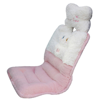 Housses de siège de camion en peluche chaudes et personnalisées pour l'hiver, 80 cm, motif chat, faible MOQ, housses de siège de voiture en peluche sur mesure
