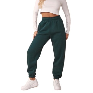 Pantalons de survêtement en molleton de coton pour femmes, coupe ample, personnalisés, pour le sport, pantalons de jogging, pantalons de sport, pantalons de survêtement pour femmes - Product Image 3