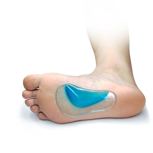 Coussinets de soutien de la voûte plantaire réutilisables anti-douleur pour pieds plats Gel cosmétique Coussins de soutien de la voûte plantaire auto-adhésifs pour hommes et femmes - Product Image 4