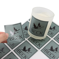 Étiquettes autocollantes personnalisées avec logo imprimé, couche soft touch, imperméables, pour cosmétiques, pour bouteilles