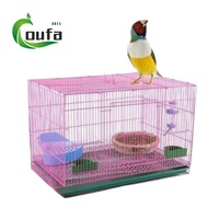 Vente flash : Cage à oiseaux de luxe en acier pour canaris, cages d'élevage pour oiseaux, cages à oiseaux à vendre