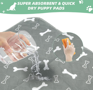 再利用可能な犬用トレーニングパッド 超吸収性 防水 犬用マット おしっこパッド 洗える 速乾性 犬用トレーニングパッド - Product Image 6