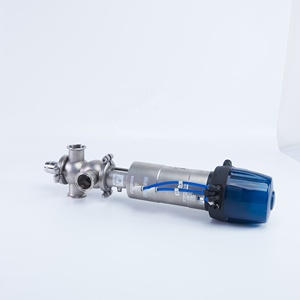 Sanitaire En Acier Inoxydable à 4 Voies Double Siège Vannes Anti-Mélange - Product Image 3