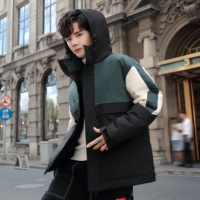 Veste d'hiver pour homme, doudoune épaisse et chaude à capuche, coupe-vent, vêtement de mode pour l'extérieur