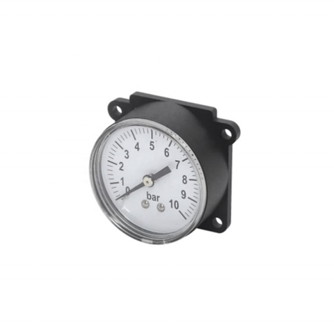 304 SS Stainless Steel Low-Pressure Gauge 60mm 100mm Customizable Manometer for Water Oil and Air OEM Supported