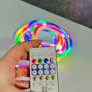 ไฟนีออน LED แบบแถบ 5V USB IC-RGB สำหรับตกแต่ง DIY ควบคุมผ่านแอพ ซิงค์เพลงได้ มาตรฐาน IP67 ไฟนีออนสีดรีมคัลเลอร์ พร้อมรีโมทคอนโทรล - Product Image 5