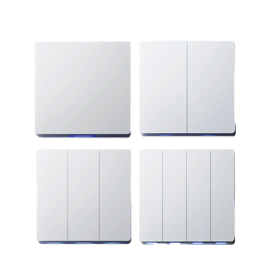 UE Reino Unido Interruptor Botón pulsador Pared Eléctrico Corriente máxima 10A Max 110V ABS PC - Product Image 1