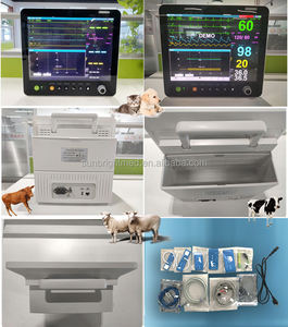 CE <span class=keywords><strong>Monitor</strong></span> tanda penting hewan peliharaan portatel VET 15 inci Multi parameter SUN-700S <span class=keywords><strong>Monitor</strong></span> pasien untuk hewan - Product Image 2