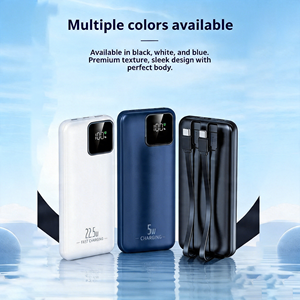 Batería Portátil de Alta Capacidad de 10000 mAh, 2 en 1, de Polímero de Litio, con Pantalla LED, Tipo C, Carga Rápida PD de 20 W para Uso en Exteriores - Product Image 1