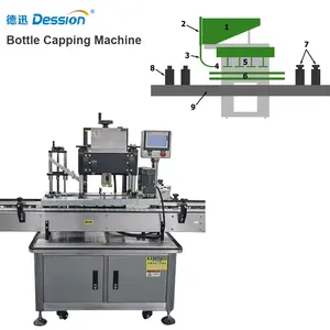 Full Automatic Vegetable Olive Oil Bottle Filling Capping And Labeling Machine For Sunflower Oil Filling Factory