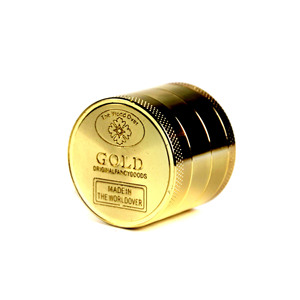 Broyeur à herbes en métal à 4 couches de 40 mm en gros, logo personnalisé, broyeur doré en alliage de zinc, briquets manuels et accessoires pour fumer - Product Image 5