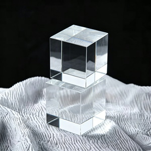 HBL Großhandel Kristall 3D-Block Laser-Kristallgravur Optischer Kristallwürfel für Souvenir-Geschenke Dropshipping - Product Image 2