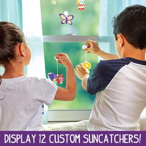 ชุดงานฝีมือสร้างสรรค์ภาพศิลปะบนกระจก Perfect Kraft DIY ระบายสีเองได้ ของขวัญวันเกิด ของเล่นเสริมพัฒนาการสำหรับเด็ก - Product Image 4