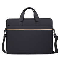 Bolsa de tela portátil para ordenador, bolso de hombro para ordenador portátil para hombre, maletín de negocios de gran capacidad, estuche de viaje impermeable y transpirable