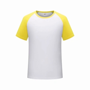 Camiseta de Poliéster Sublimable con Mangas Raglán y Logotipo Personalizado <span class=keywords><strong>para</strong></span> Parejas, Hombre y Mujer - Product Image 4