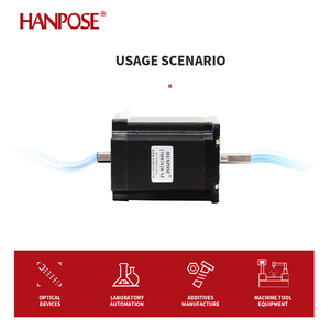 HANPOSE Nema23步进电机1.8度23HS7628-SZ 2相4引线57用于数控蜗轮修边机双轴步进电机 - Product Image 4