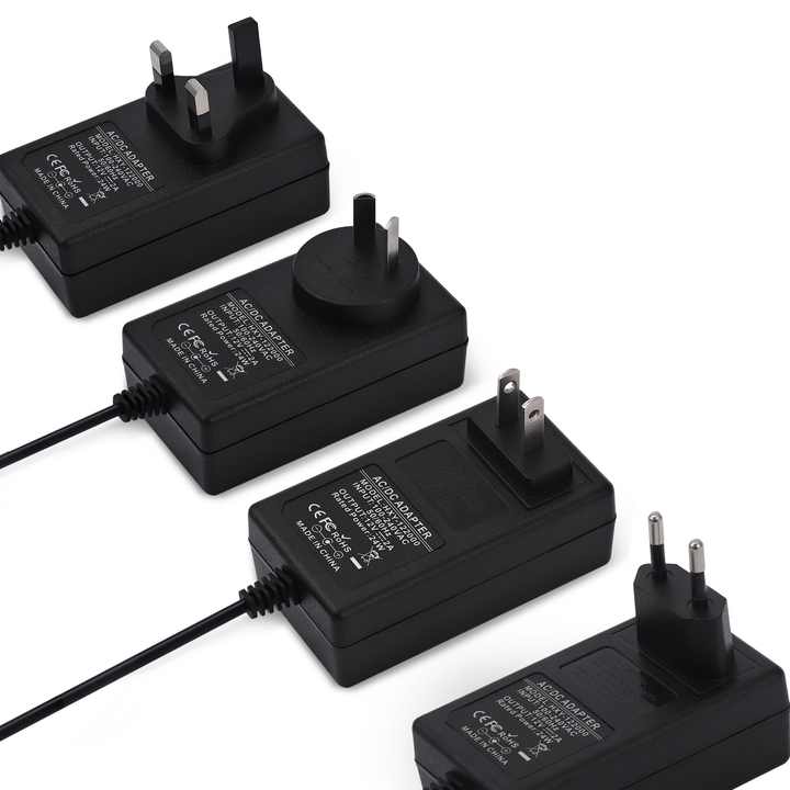 AC 100-240V To DC 12V 2A Power Supply Adapter - Compatible With LED Strips, Lights, Security Cameras