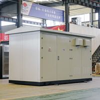 Poste de transformation extérieur compact préfabriqué série YB à économie d'énergie 10 kV 0,4 kV pour la distribution d'énergie