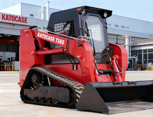 KATOCASE Diesel aangedreven compacte <span class=keywords><strong>track</strong></span> skid steer loader met korte draaicirkel, hydraulische pomp lager voor kas/fruitboomgaard - Product Image 2