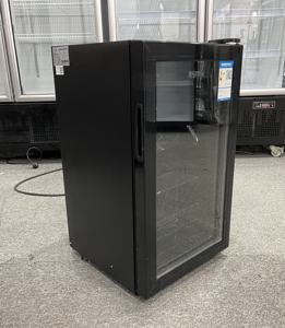 Nouvelle arrivée porte en verre Mini congélateur <span class=keywords><strong>rétro</strong></span> <span class=keywords><strong>noir</strong></span> réfrigérateur ménage silencieux petit réfrigérateur <span class=keywords><strong>rétro</strong></span> - Product Image 2