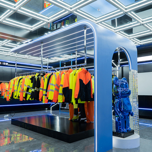 Bán buôn en20471 khả năng hiển thị cao polyester birdeye lưới vải phản quang huỳnh quang vải dệt kim - Product Image 2