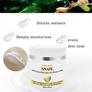 Snail Collagen Cream Skin Care Facial Cream Whitening Brightening Skin Care Anti Wrinkle Snail Face Cream Day OEM Adults Female