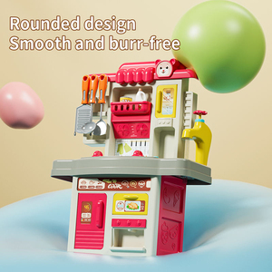 <span class=keywords><strong>Petit</strong></span> <span class=keywords><strong>Chef</strong></span> musique enfant en bas âge cuisine nourriture jouets grésillement enfants ensemble de cuisine pour garçons d'âge préscolaire semblant jouer ménage jouet en plastique - Product Image 4