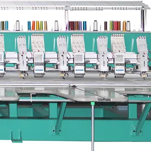 Best sellers flat taping multi heads embroidery machine coiling computerized embroidery machine in Morocco