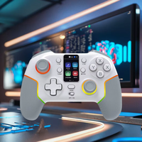 Controlador de juegos inalámbrico multifuncional Joystick de efecto Hall incorporado con botón de disparo lineal Hall para Android/Ios/PC/NS