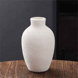 Jarrón de Cerámica Creativo con Textura Cepillada Vintage, con Función Hidropónica, para Sala de Estar, Exhibición de Flores Artificiales, Decoración del Hogar - Product Image 4