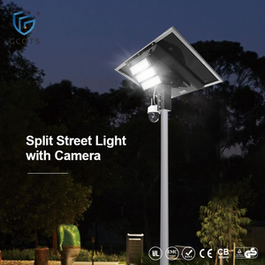 Farola Solar de 30W 40W con Cámara CCTV y Batería de 12.8V 30AH IP65 de Aluminio para Iluminación de Seguridad Vial - Product Image 2