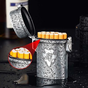 Entrega rápida a prueba de agua 20-Capacidad Retro <span class=keywords><strong>Metal</strong></span> <span class=keywords><strong>Cigarette</strong></span> <span class=keywords><strong>Case</strong></span> Style Diseño clásico para hombres - Product Image 3