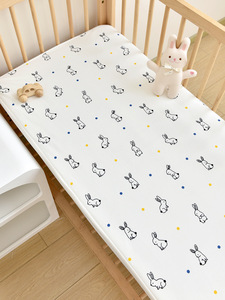 Protège-matelas en gaze double couche 100% coton toutes saisons APPLOTS <span class=keywords><strong>pour</strong></span> <span class=keywords><strong>lit</strong></span> d'enfant et <span class=keywords><strong>maternelle</strong></span> - Product Image 6